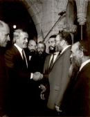 Prime minister Brian Mulroney with RZ and Chabad delegate