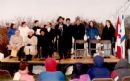 L to R (sitting):Mike Feldman,Alderman, Bev Salmon, Zanana Akande
(standing):Rabbi Y. Zaltzman, Dan Ronen, Charles Harnick
