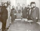 Rz with Chabad delegate meet with Premiere David Peterson
